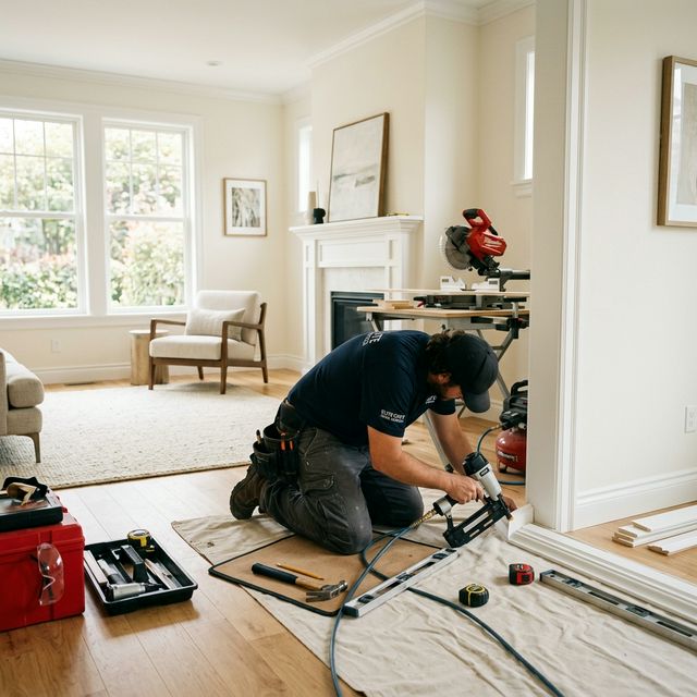 Precision Home Repair technician at work